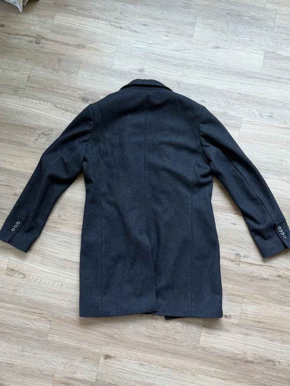 Banana Republic Charcoal Wool Blend Peacoat (Car Coat) Men’s Small
